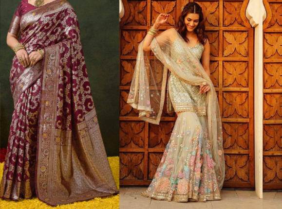 trending outfits on Karva Chauth